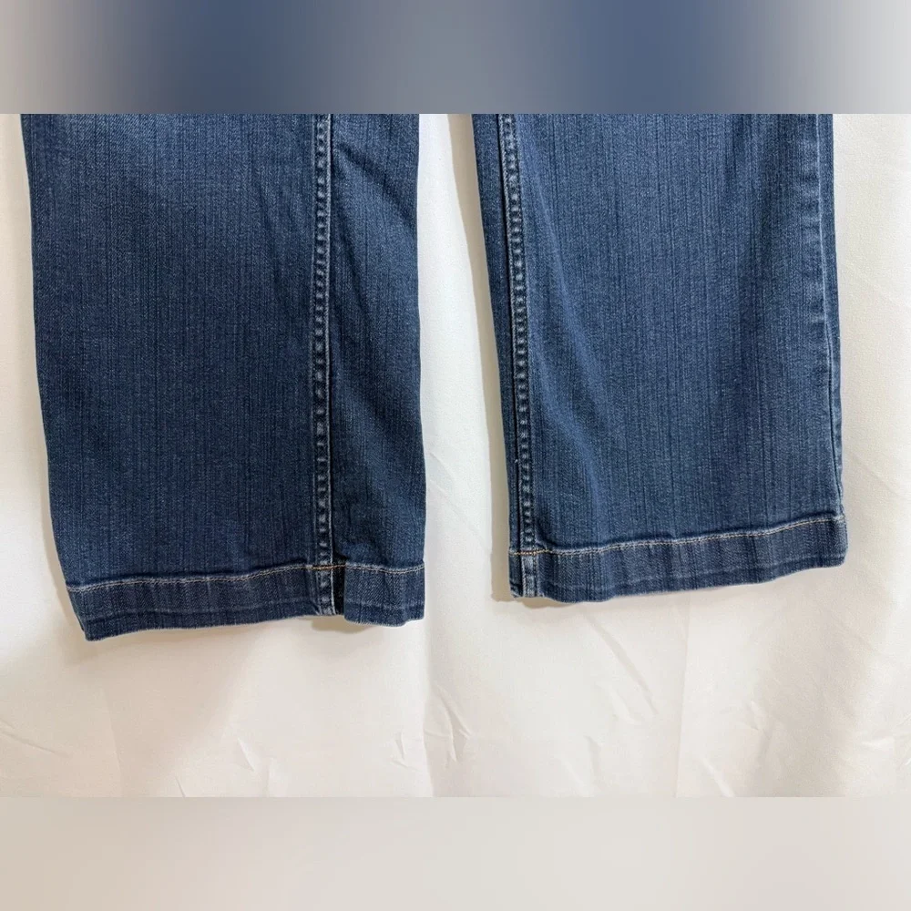 Boden Mid Rise Wide Leg Ankle Jeans Size 8R - Picture 8 of 12